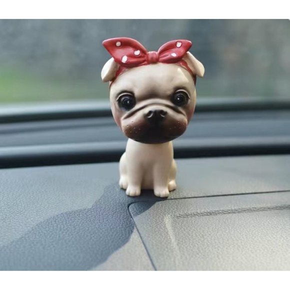 New Cute Dog Bobblehead Car Home Office Decoration - Picture 3 of 4